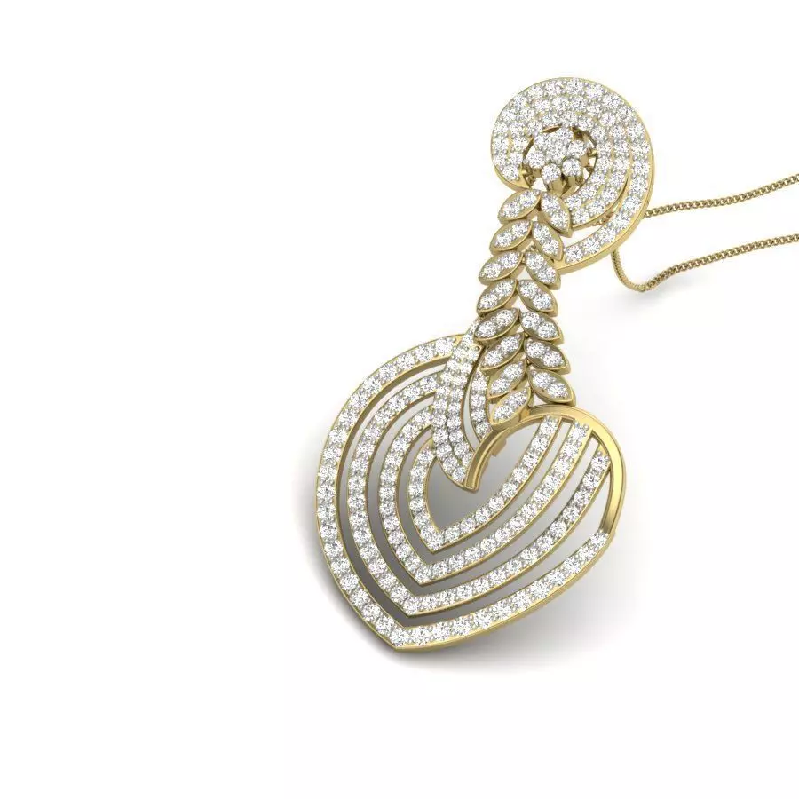 Women pendant 3dm render detail 3D print model 3D print model_0