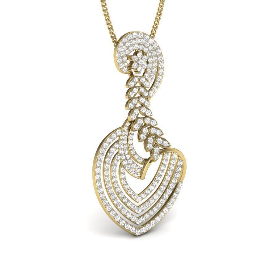 Women pendant 3dm render detail 3D print model 3D print model_3