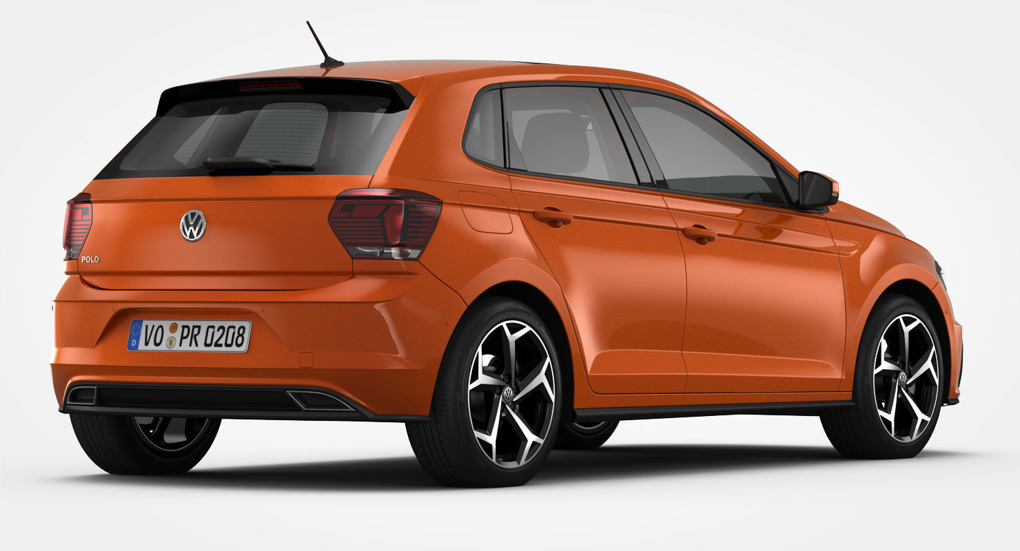 Volkswagen Polo R-Line 2018 3D model_1
