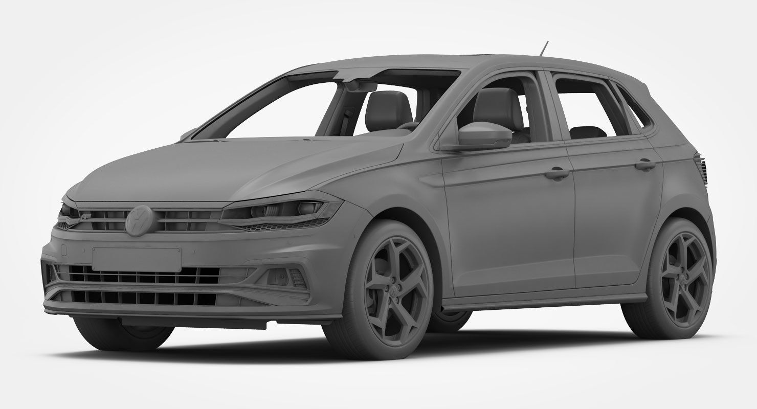 Volkswagen Polo R-Line 2018 3D model_22