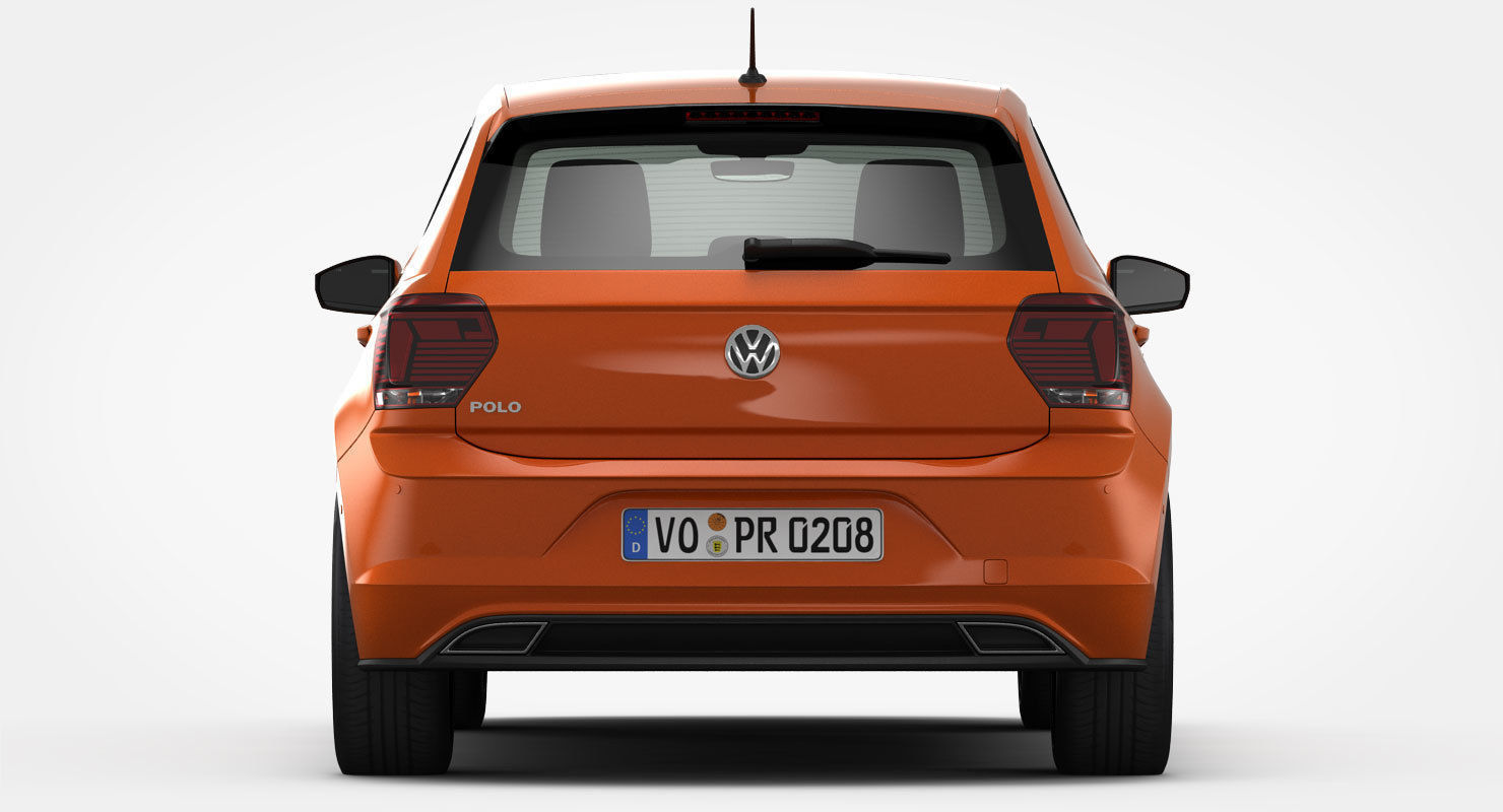 Volkswagen Polo R-Line 2018 3D model_9