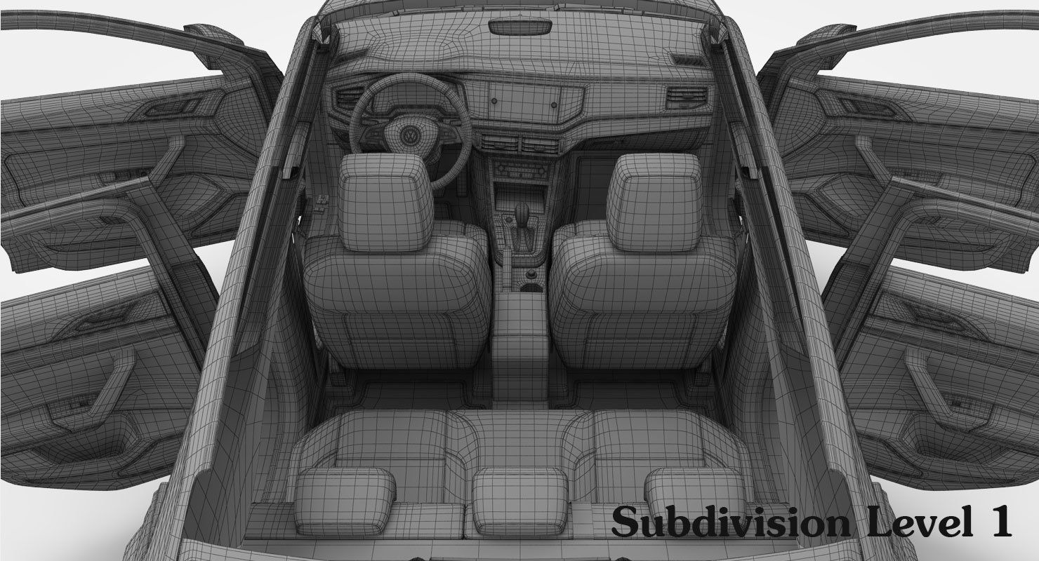 Volkswagen Polo R-Line 2018 3D model_21