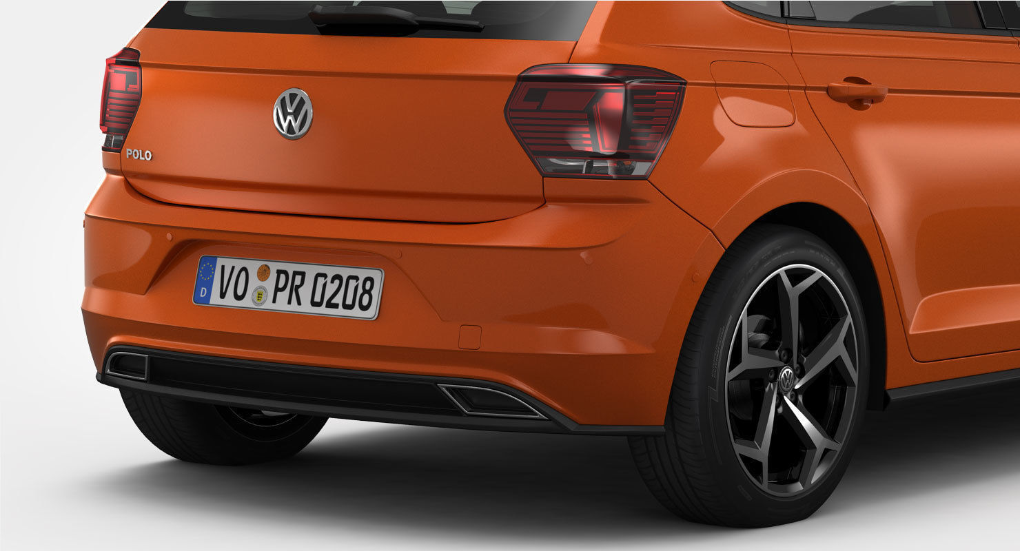 Volkswagen Polo R-Line 2018 3D model_4