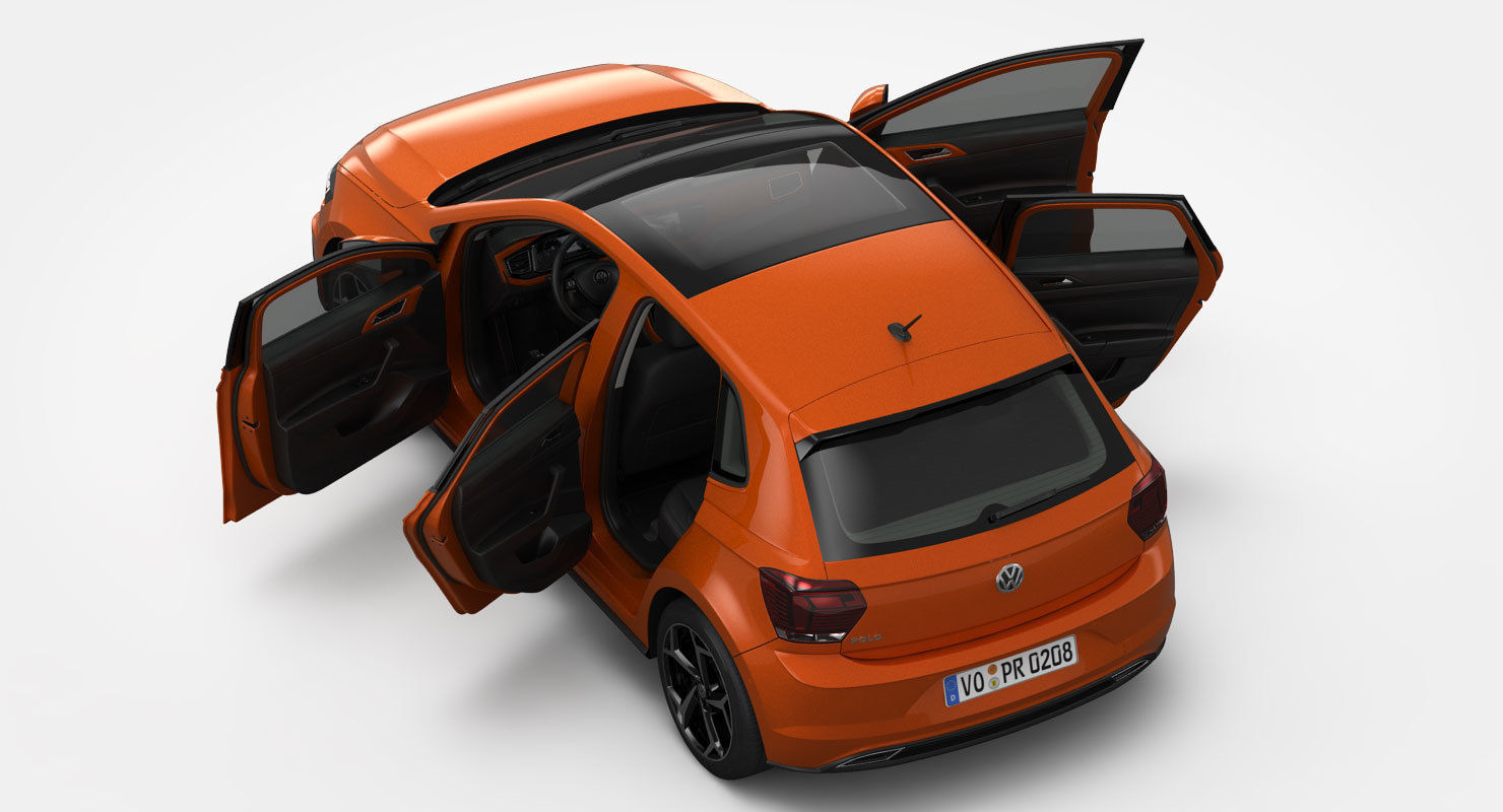 Volkswagen Polo R-Line 2018 3D model_12