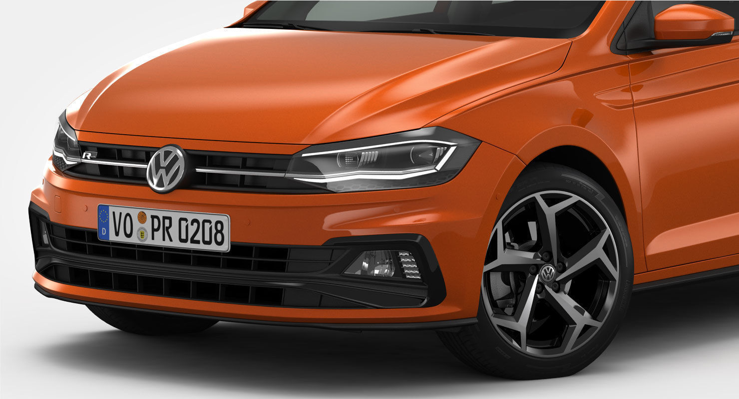 Volkswagen Polo R-Line 2018 3D model_5