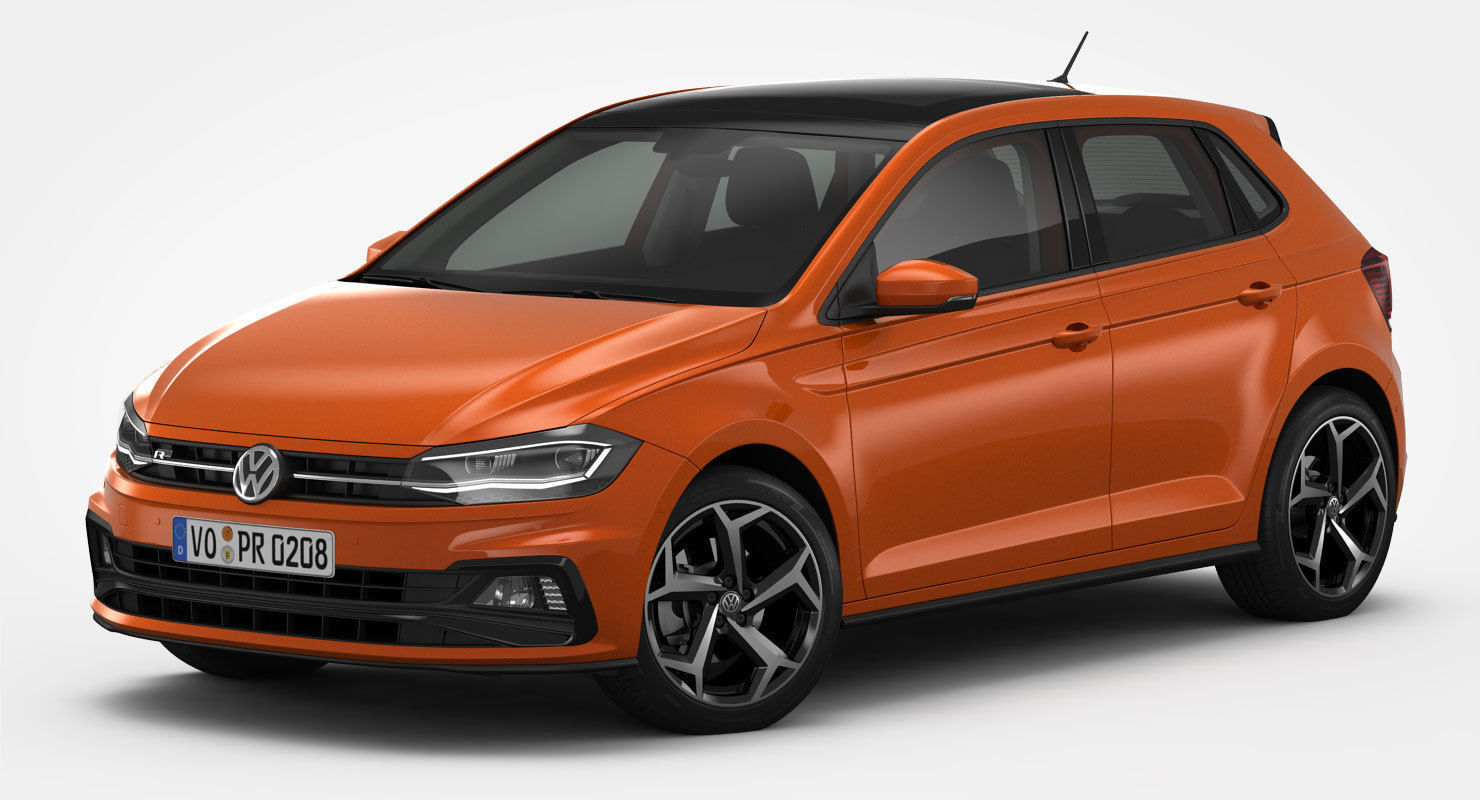 Volkswagen Polo R-Line 2018 3D model_6