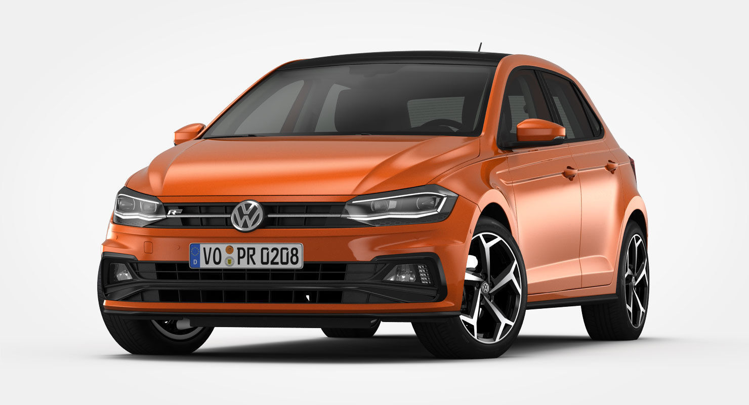 Volkswagen Polo R-Line 2018 3D model_2