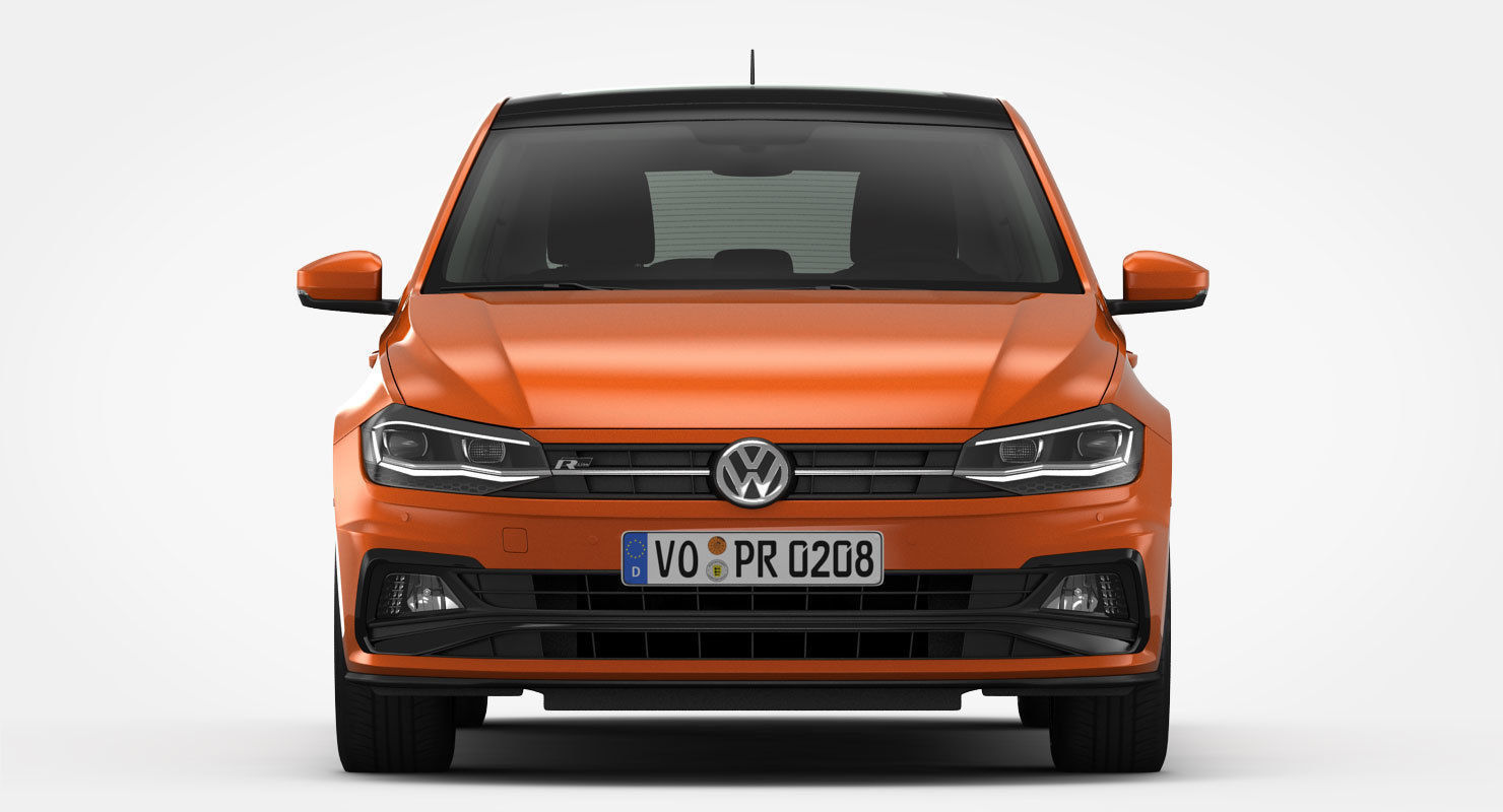 Volkswagen Polo R-Line 2018 3D model_8