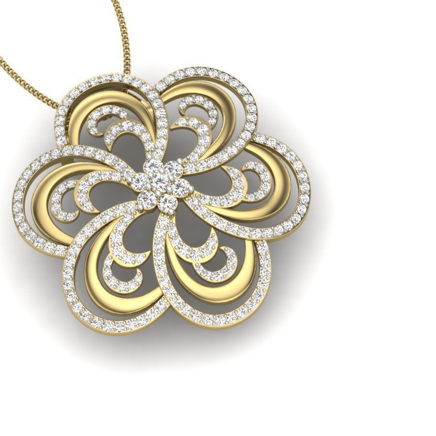 Women pendant 3dm render detail 3D print model 3D print model_3