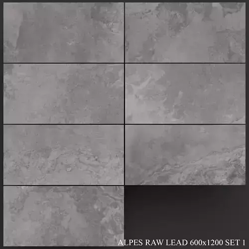 ABK Alpes Raw Lead 600x1200 Set 1