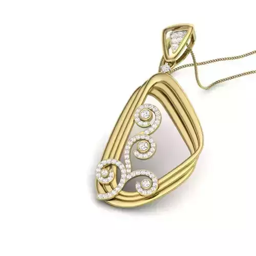 Women pendant 3dm render detail 3D print model