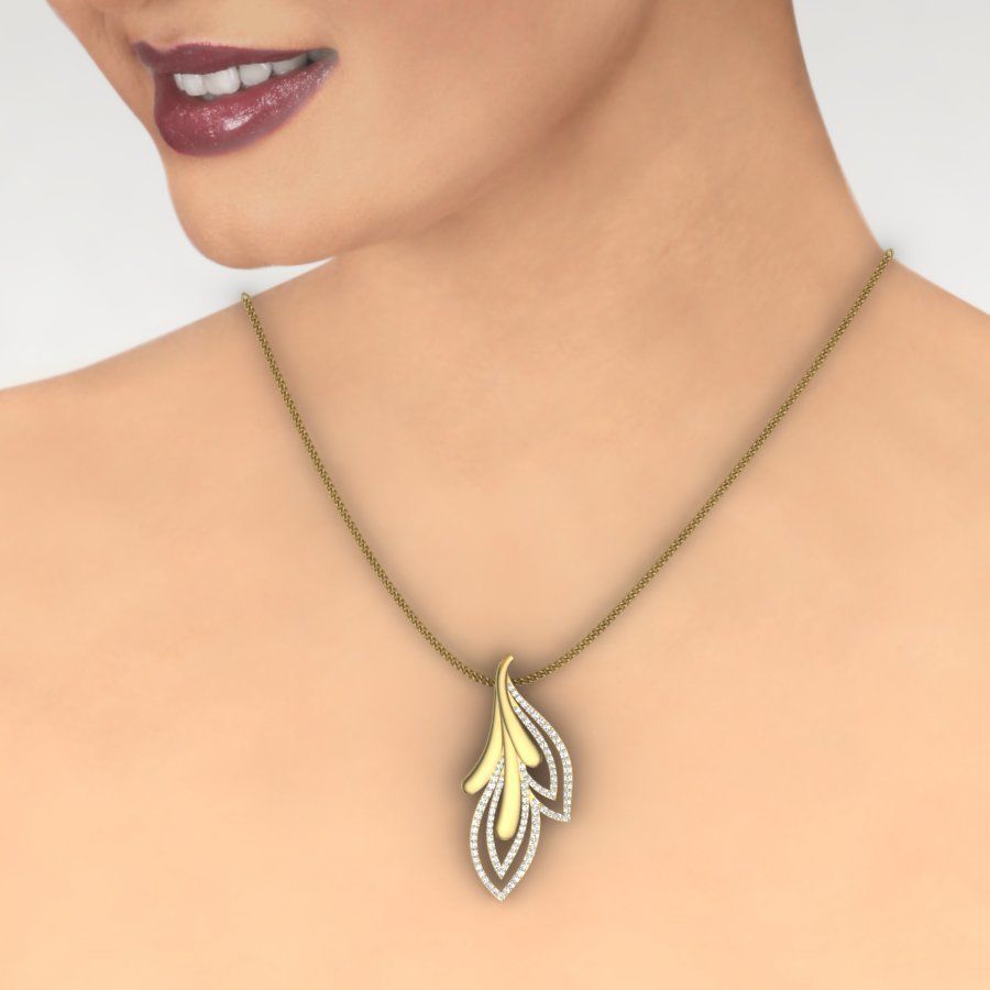 Women pendant 3dm render detail 3D print model 3D print model_1