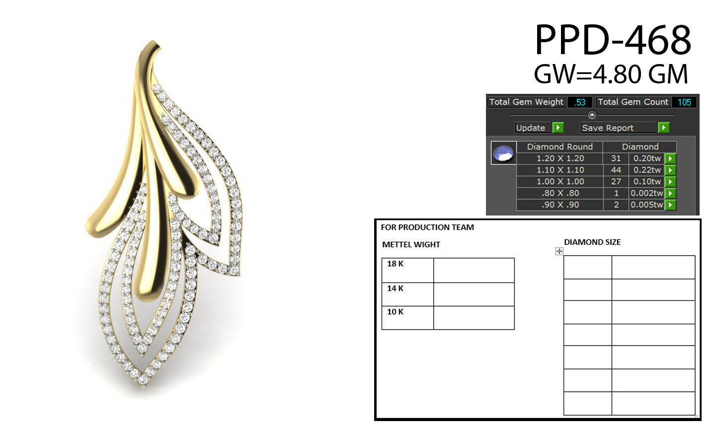 Women pendant 3dm render detail 3D print model 3D print model_6