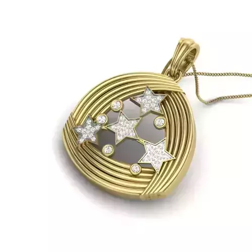 Women pendant 3dm render detail 3D print model 3D print model