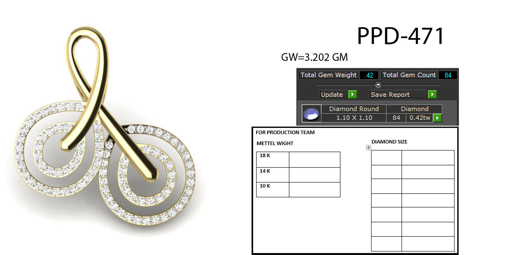 Women pendant 3dm render detail 3D print model 3D print model_6