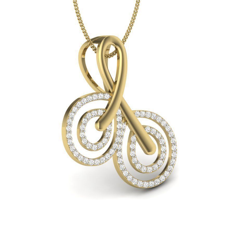 Women pendant 3dm render detail 3D print model 3D print model_3