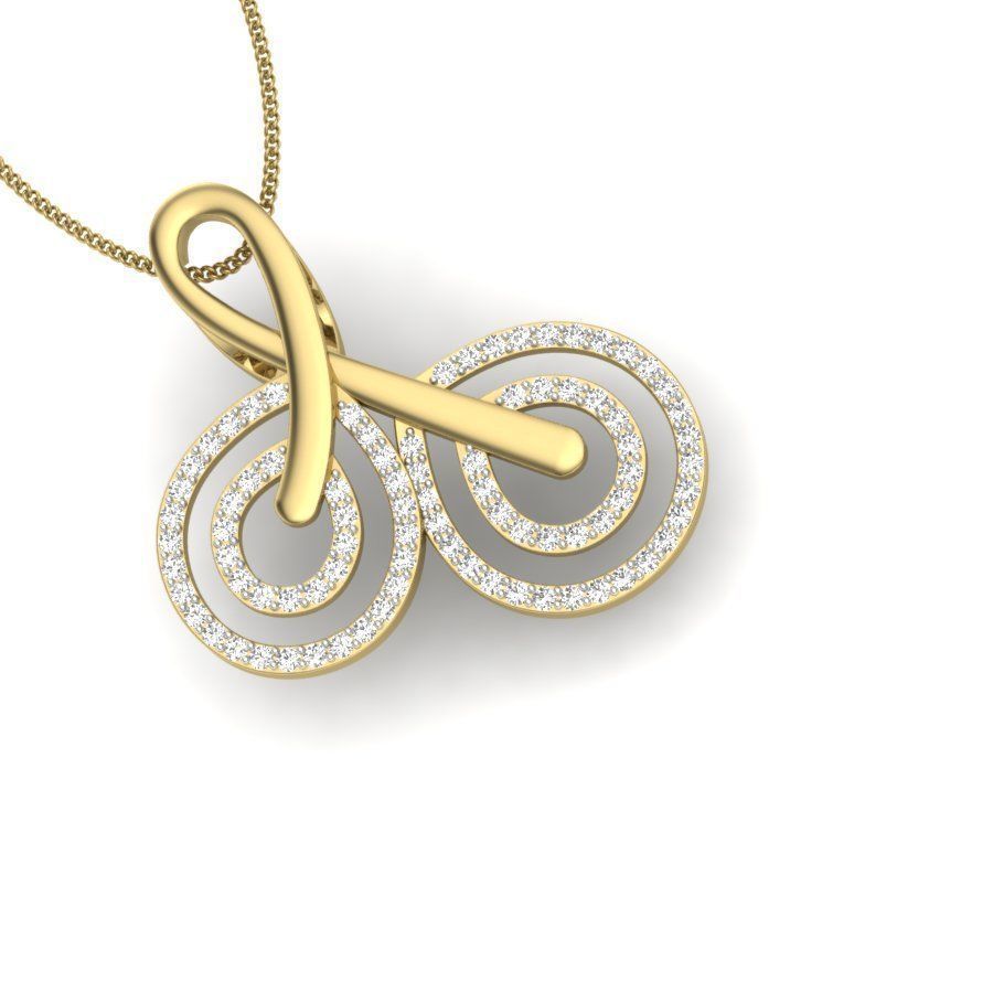 Women pendant 3dm render detail 3D print model 3D print model_4