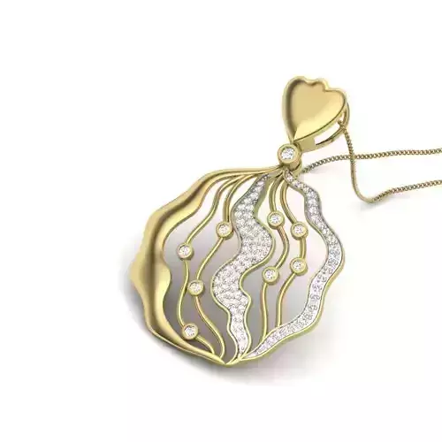 Women pendant 3dm render detail 3D print model