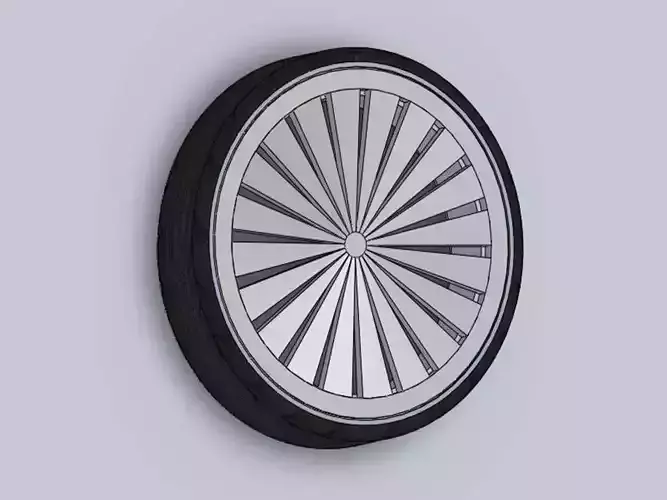 car Wheel with tire