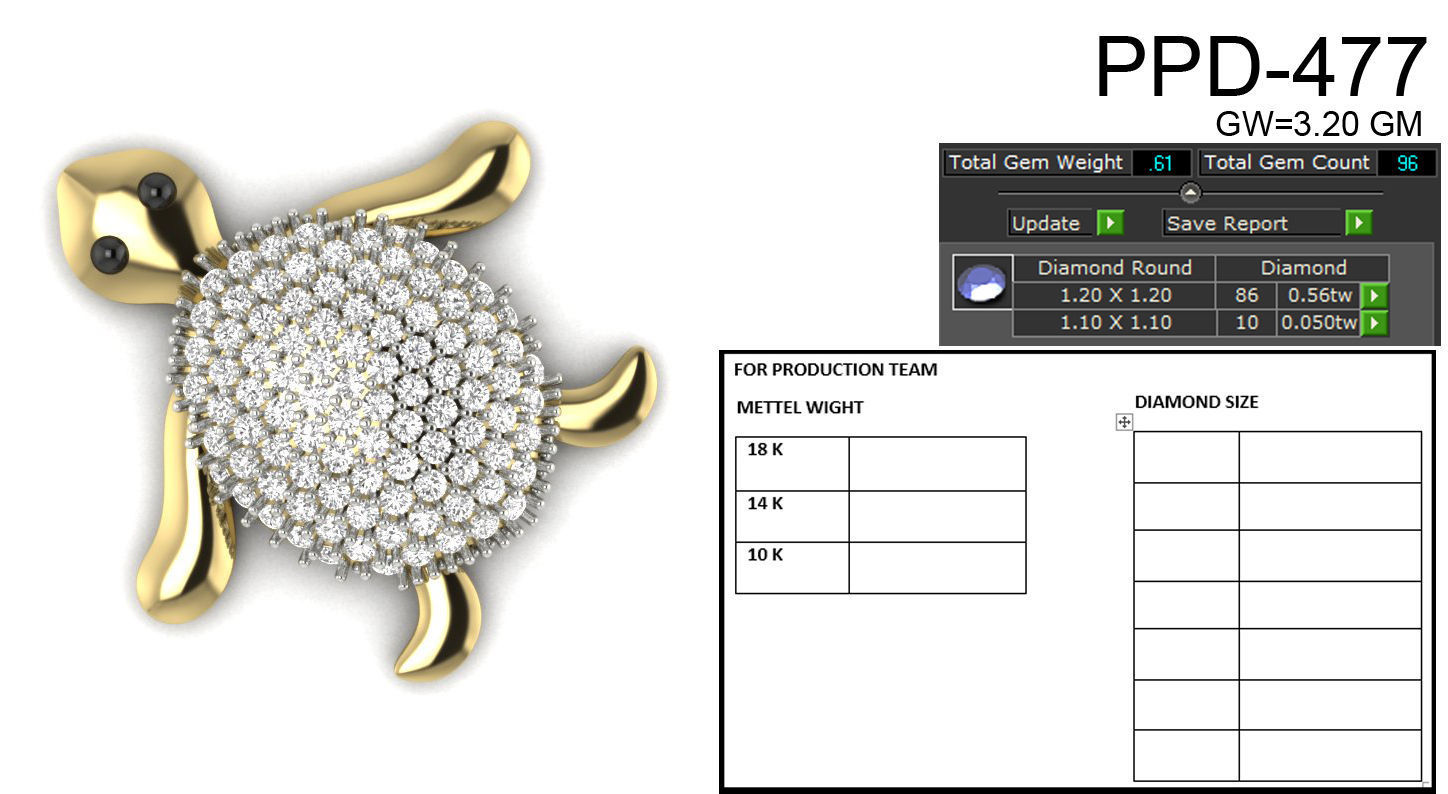 Animal tortoise pendant 3dm render detail 3D print model 3D print model_5