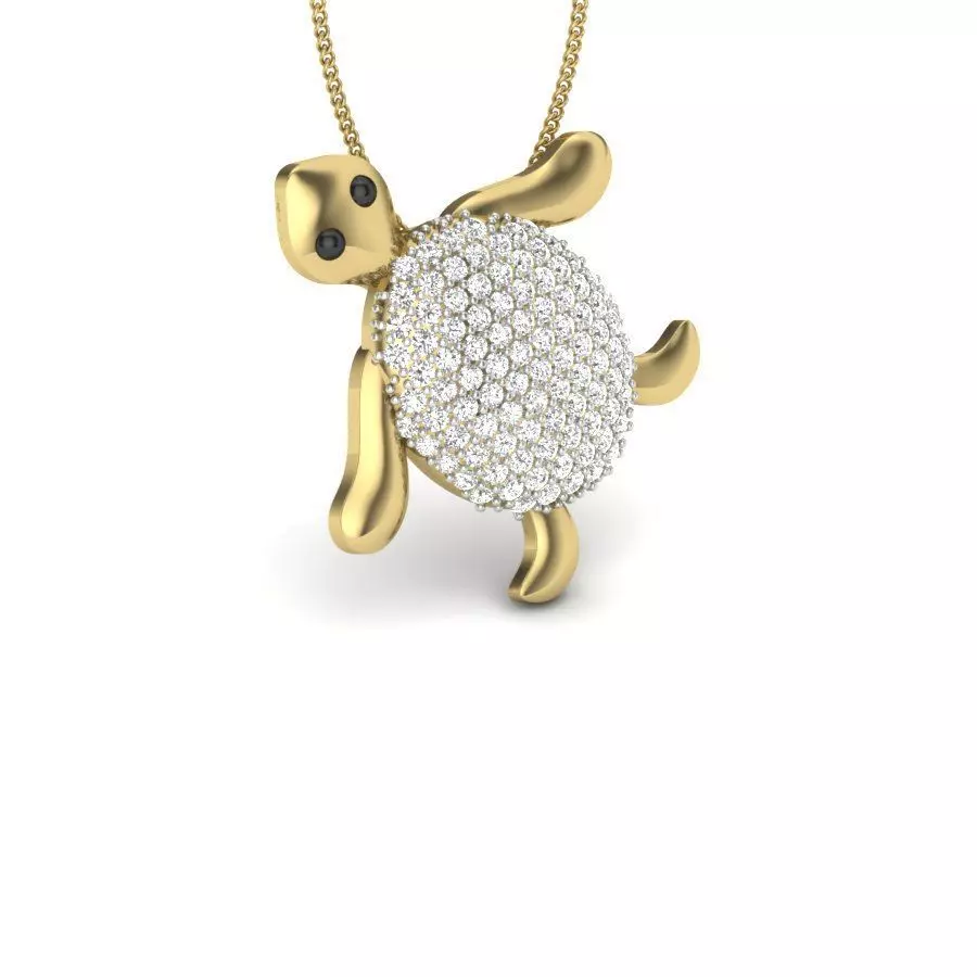 Animal tortoise pendant 3dm render detail 3D print model 3D print model_0