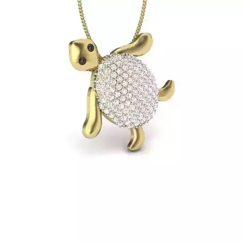 Animal tortoise pendant 3dm render detail 3D print model 3D print model