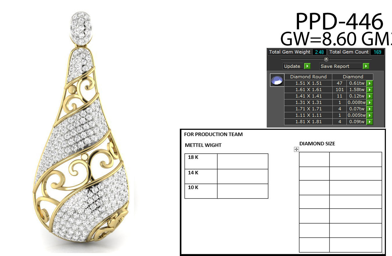 Women pendant 3dm render detail 3D print model 3D print model_6