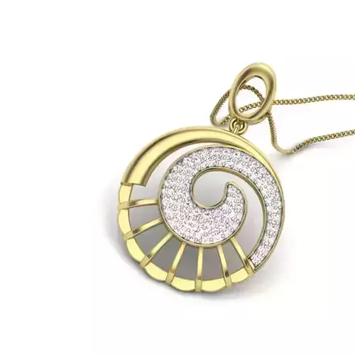 Women pendant 3dm render detail 3D print model