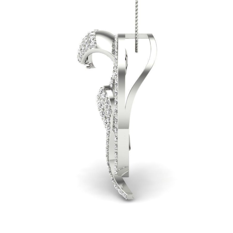 Animal Python pendant 3dm render detail 3D print model 3D print model_4