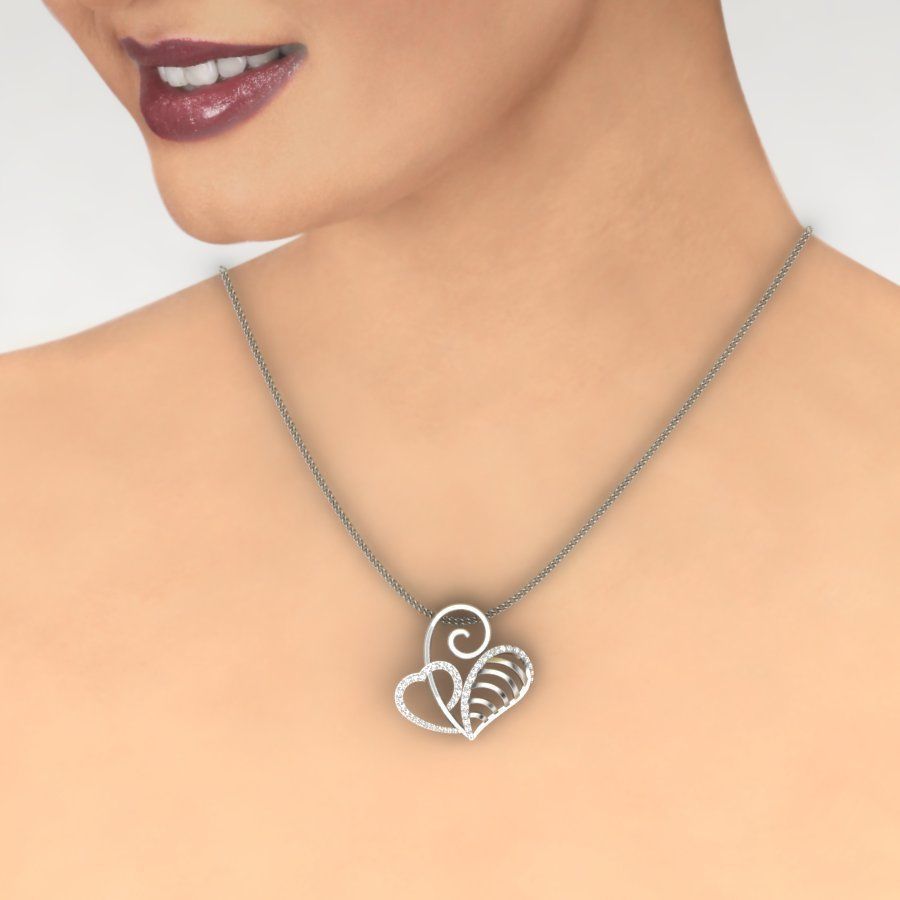 Women pendant 3dm render detail 3D print model 3D print model_6