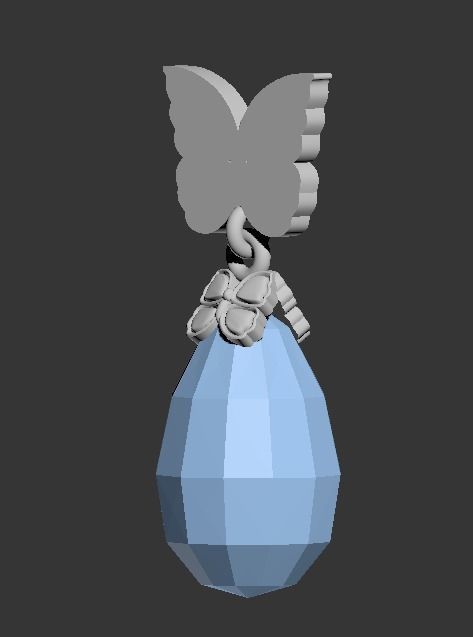 101211 DT the butterfly detail pendant  3D print model_18