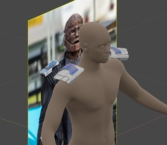 Robotman mask helmet arm sholder Doom Patrol 3d printing 3D print model_1