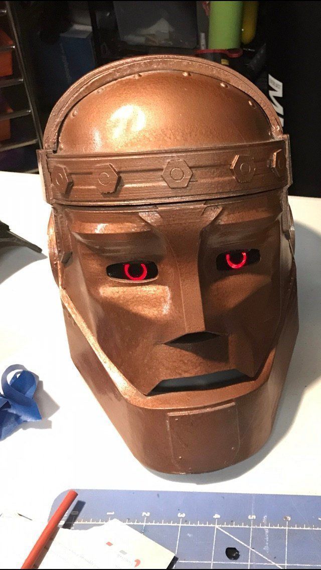 Robotman mask helmet arm sholder Doom Patrol 3d printing 3D print model_2