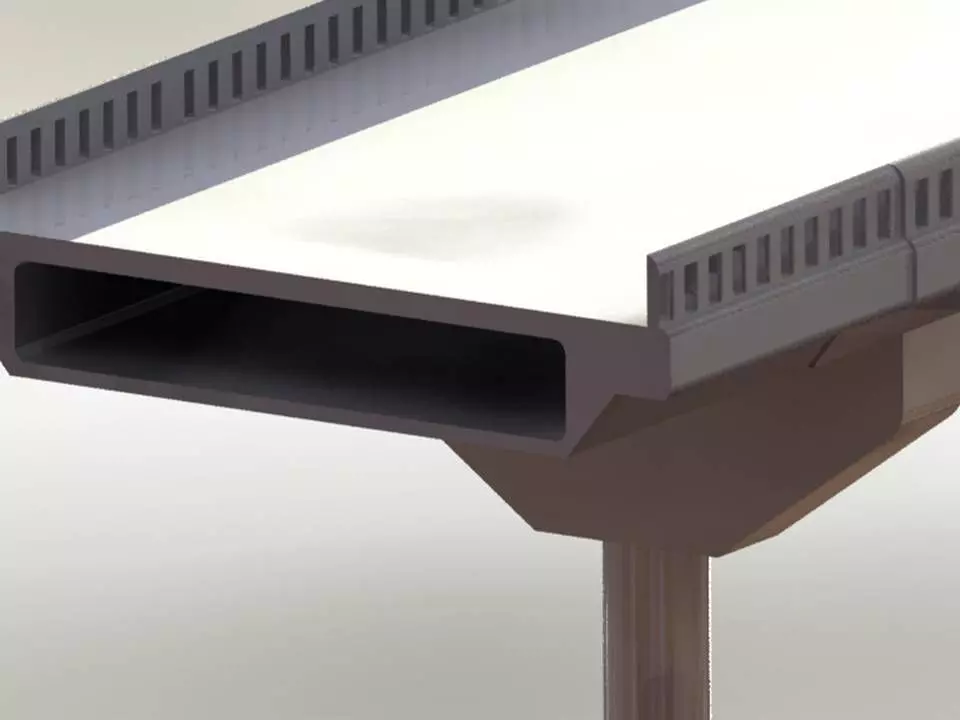 bridge model 1 conveyor belt Free 3D model