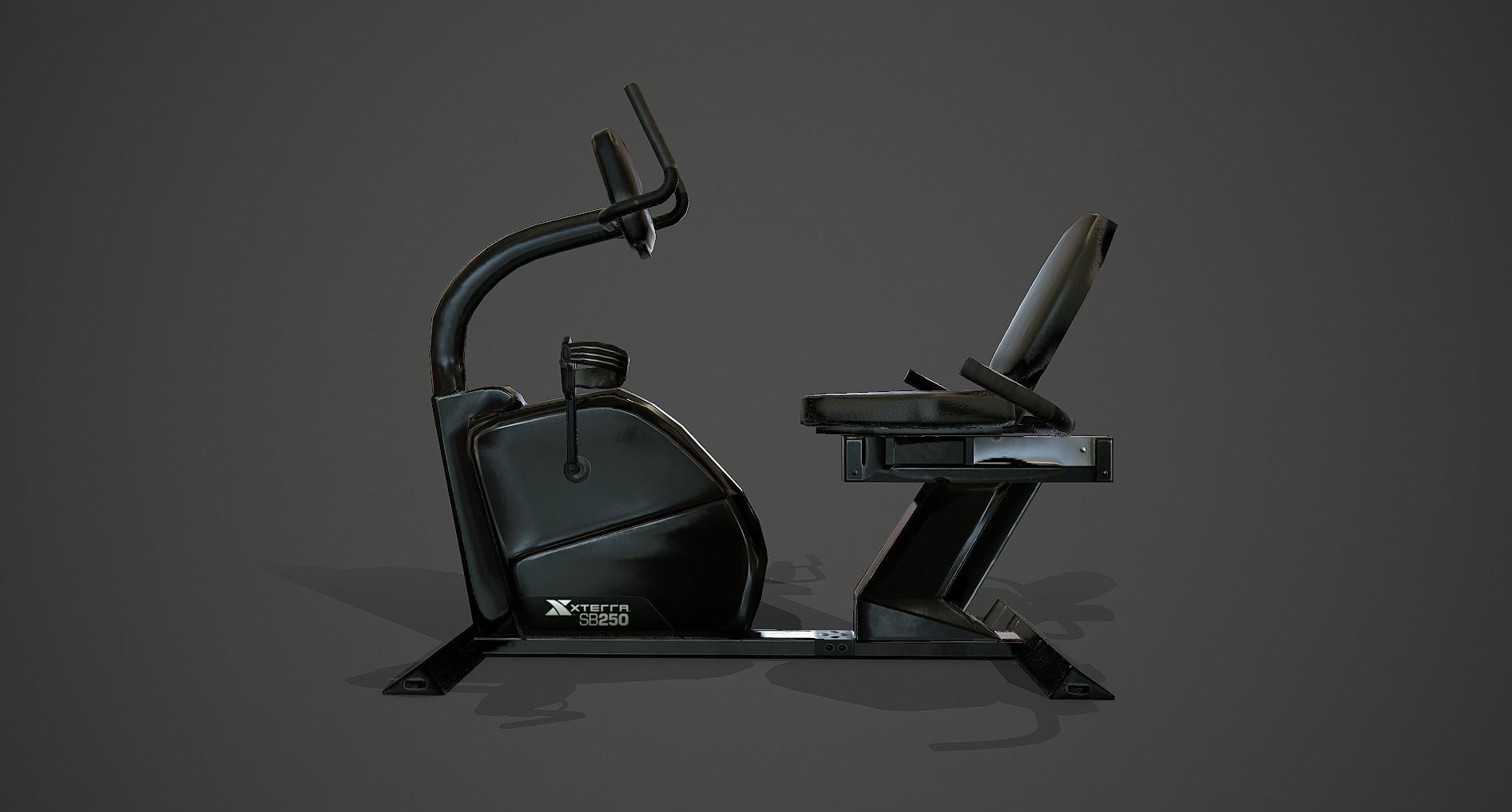 Fitness VR Bike XTERRA SB250 Low-poly 3D model_4