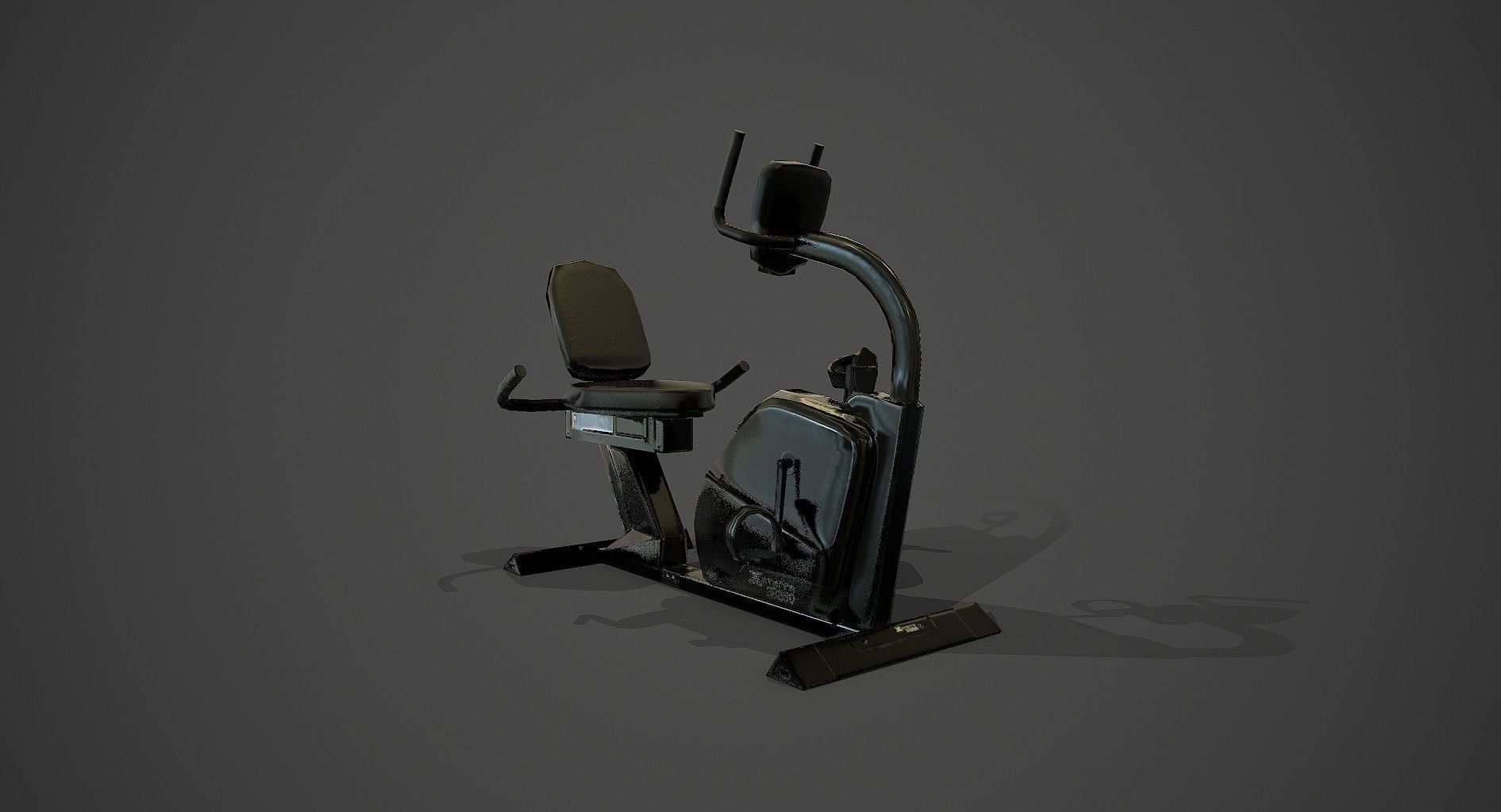 Fitness VR Bike XTERRA SB250 Low-poly 3D model_2