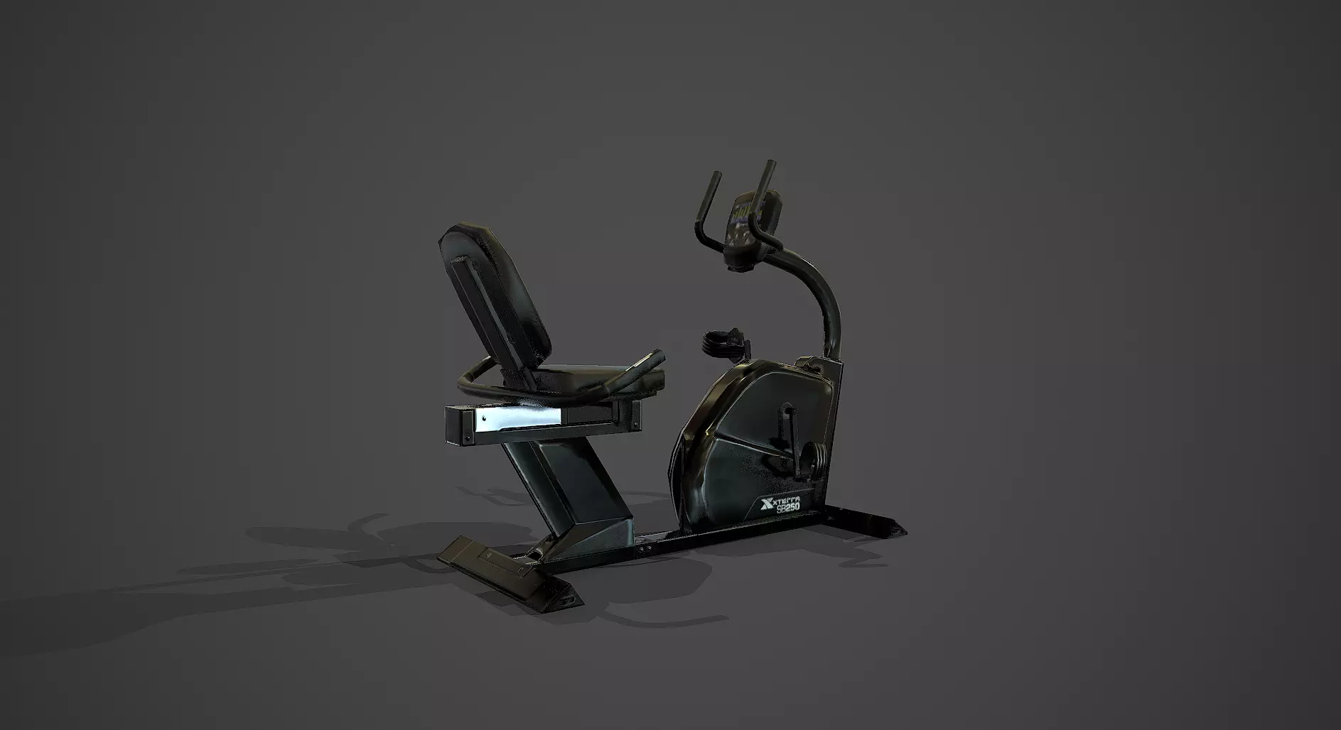 Fitness VR Bike XTERRA SB250 Low-poly 3D model_0