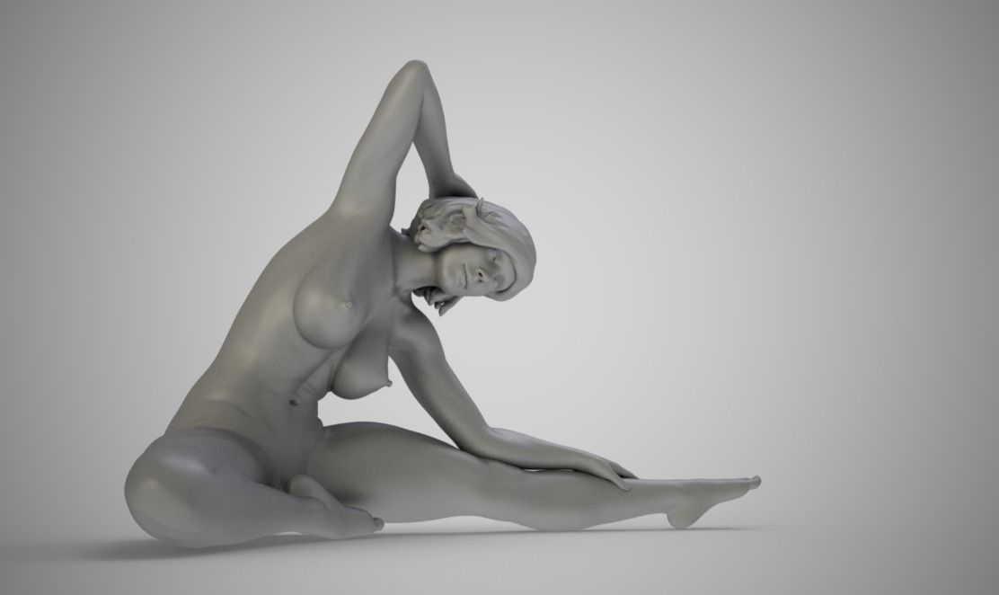 Leg Stretching 3D print model_3