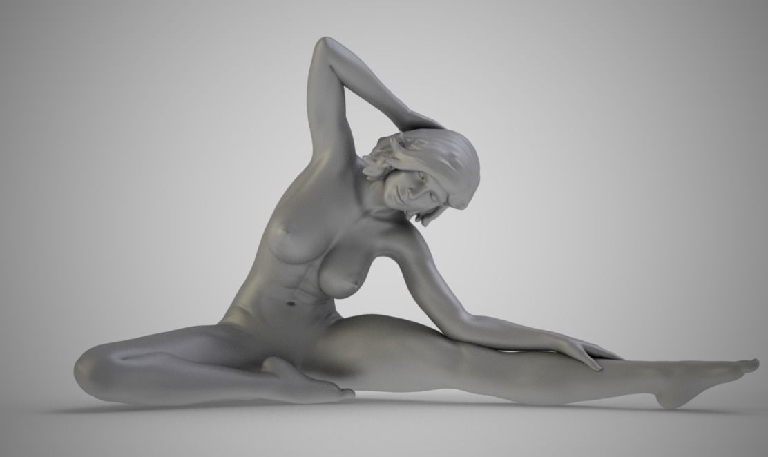 Leg Stretching 3D print model_1