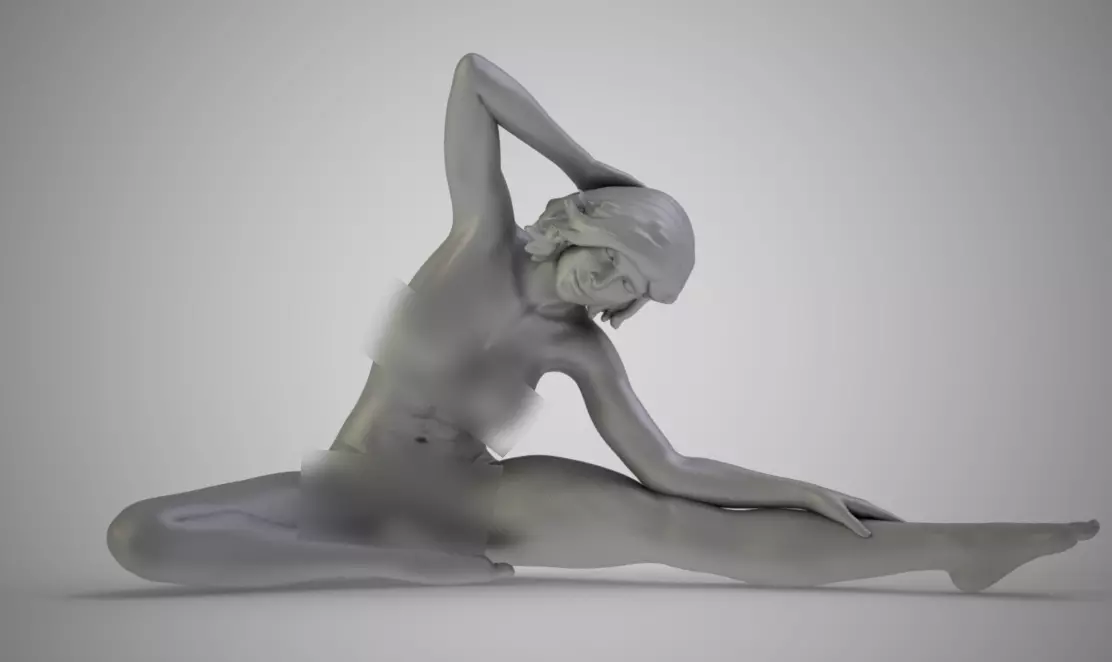 Leg Stretching 3D print model_0