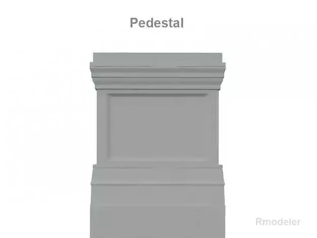 Pedestal 3D model
