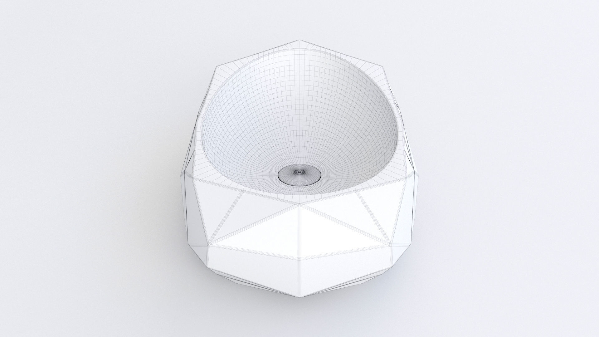 Cuba Deca de Apoio Oval Facetada L1093 3D model_16