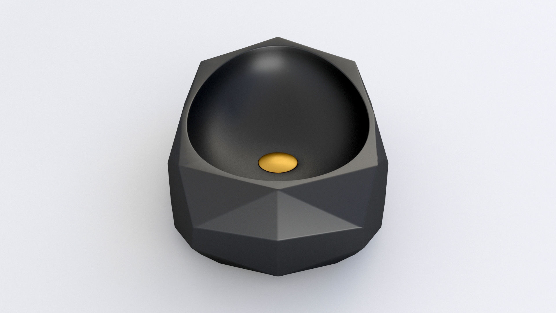 Cuba Deca de Apoio Oval Facetada L1093 3D model_4