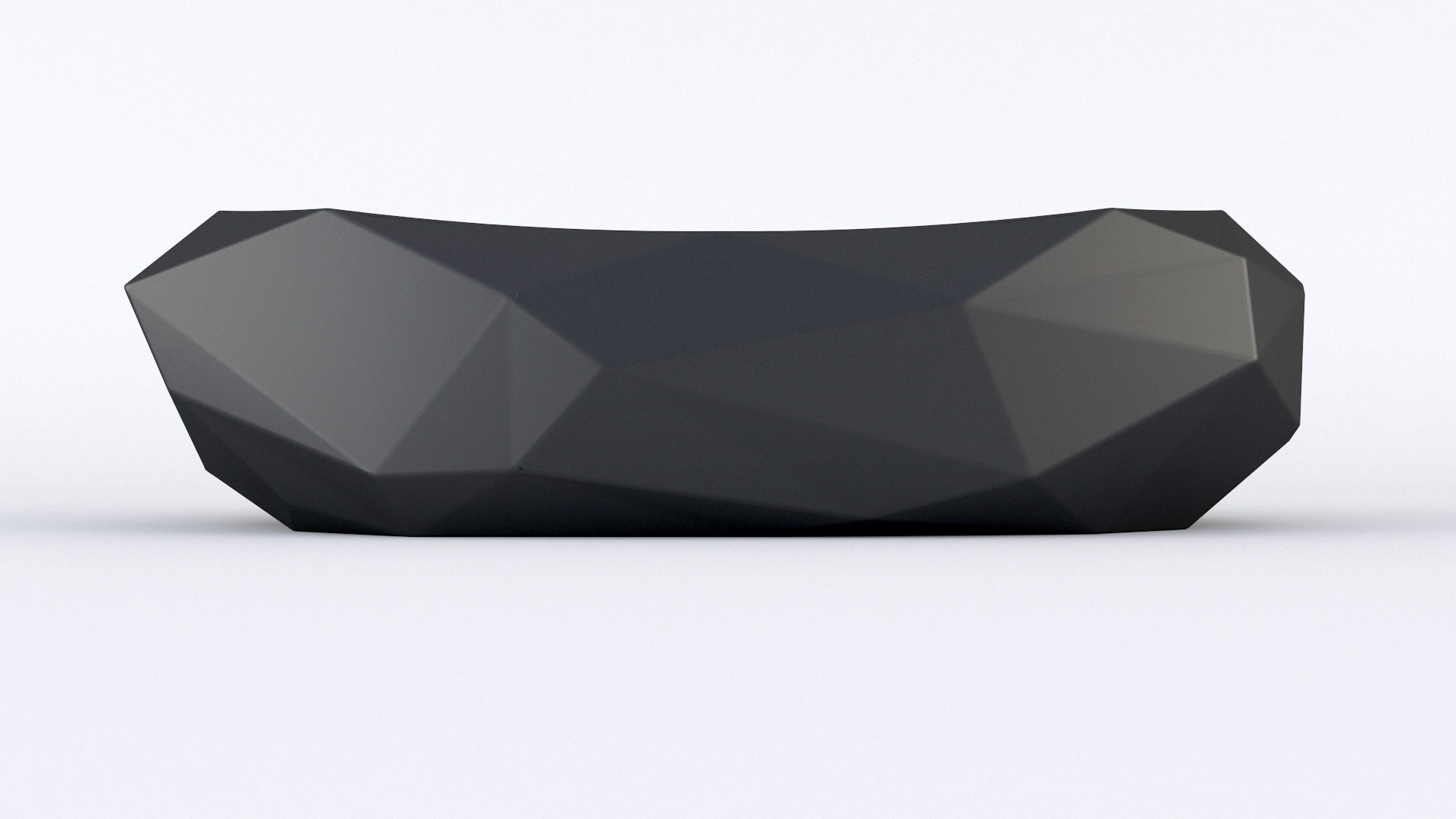 Cuba Deca de Apoio Oval Facetada L1093 3D model_2