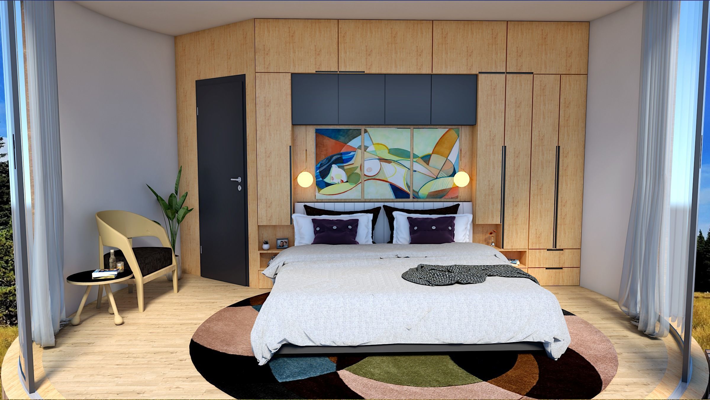 GLAMPING POD 3D MODEL Low-poly 3D model_4