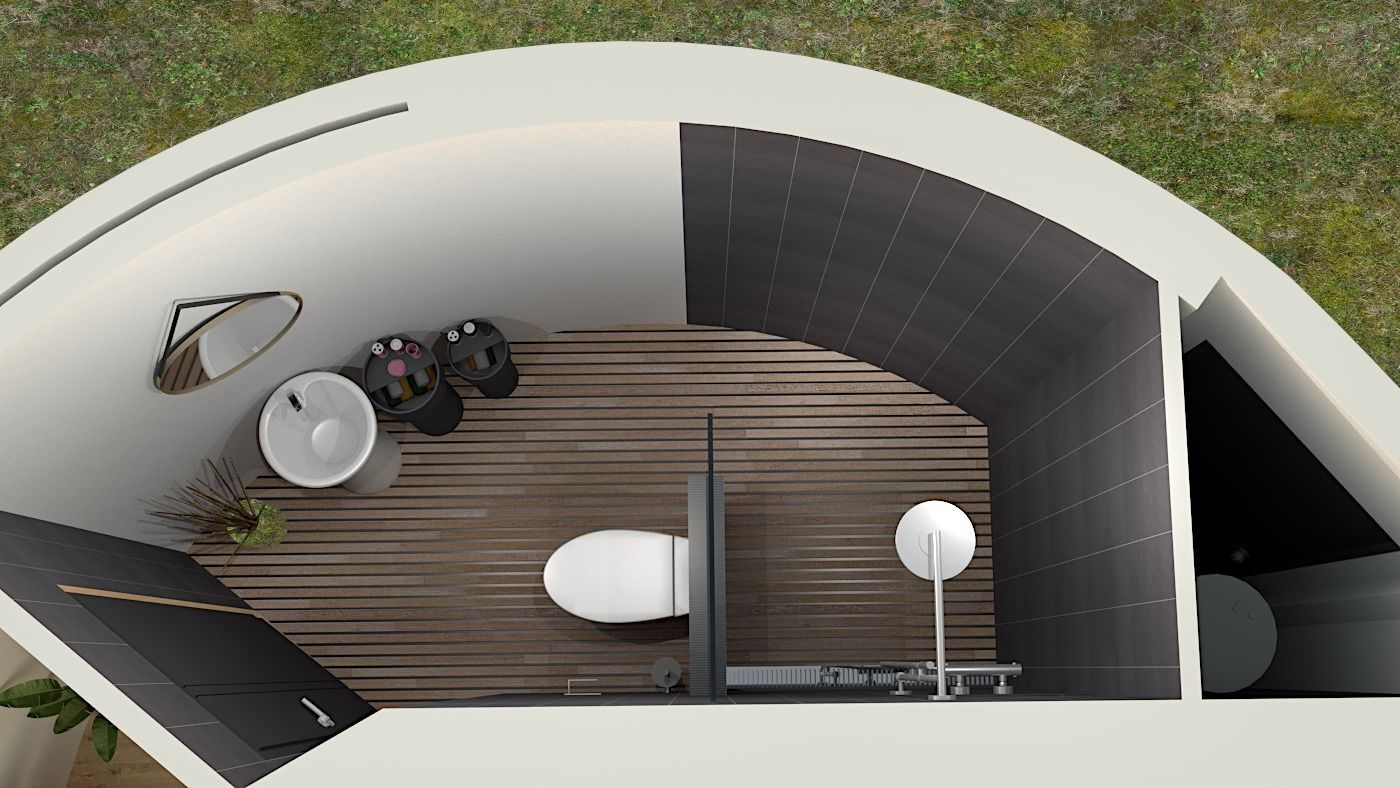 GLAMPING POD 3D MODEL Low-poly 3D model_6