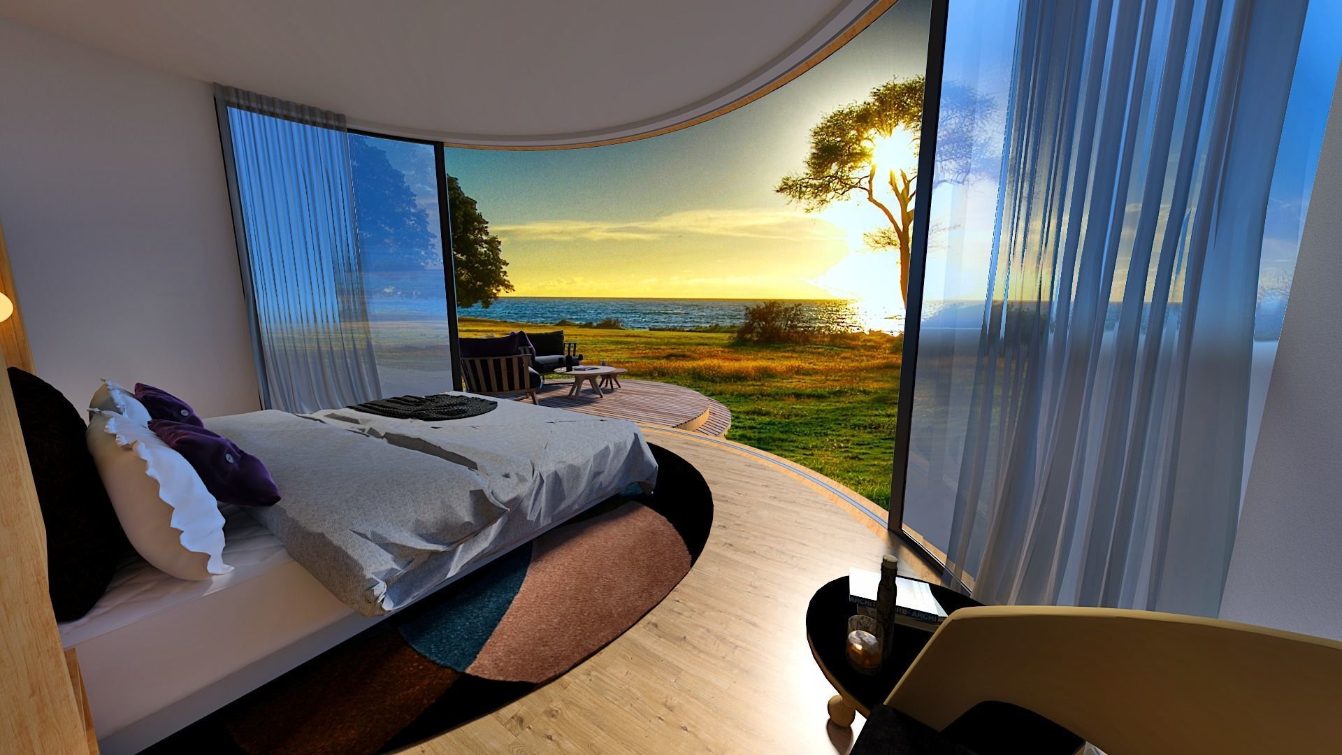 GLAMPING POD 3D MODEL Low-poly 3D model_3