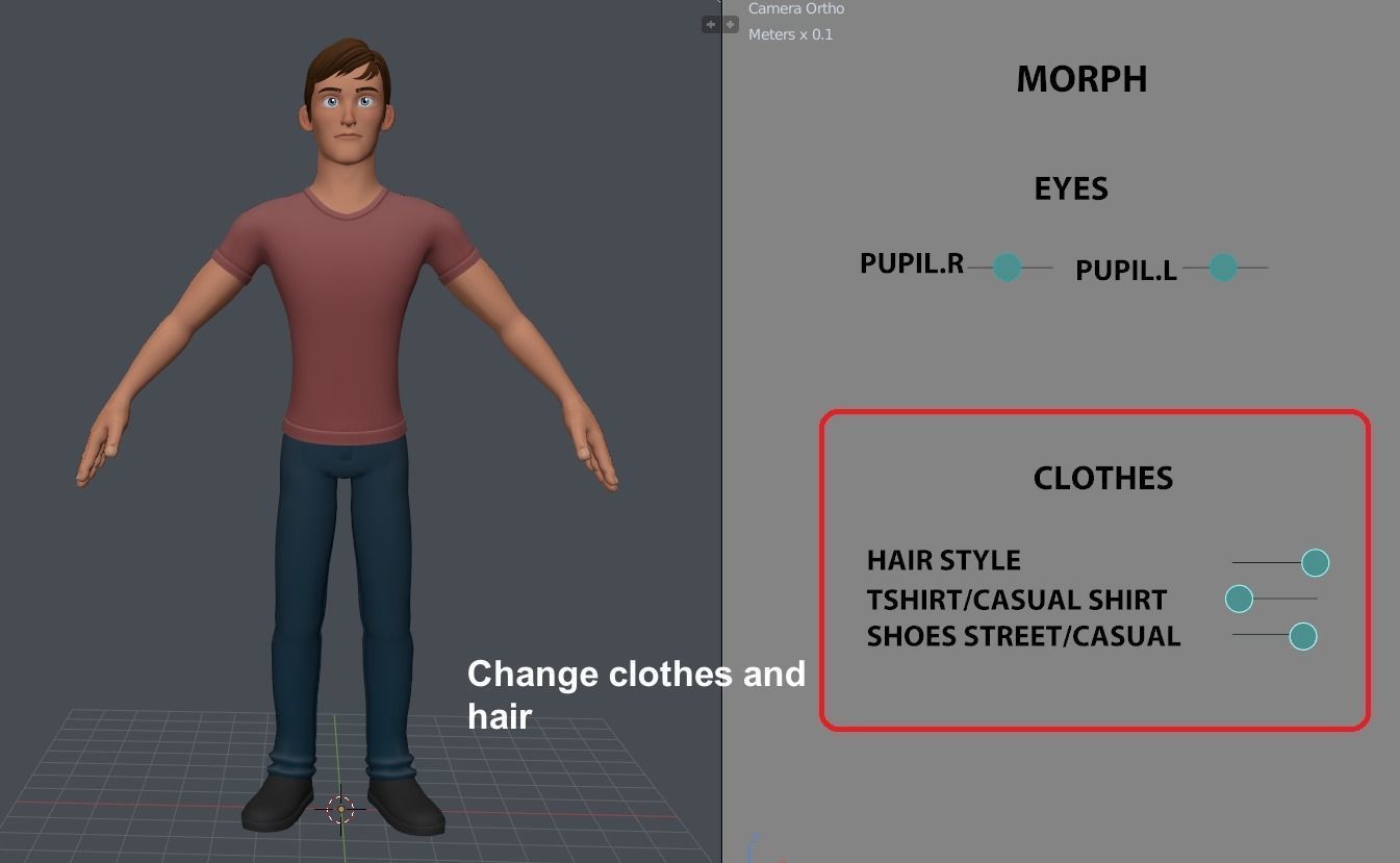 Alex Cartoon Man Rig 3D model_7