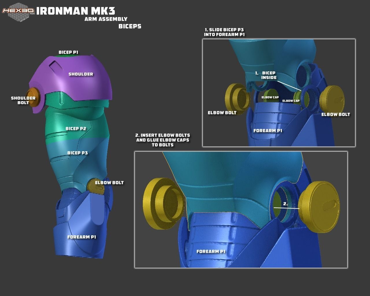 Iron Man MK III Printable Suit 3D model_5