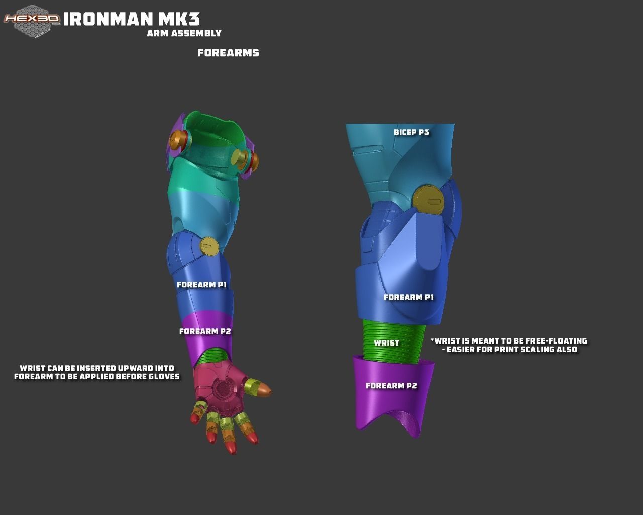 Iron Man MK III Printable Suit 3D model_6